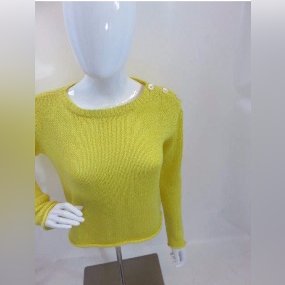 Ralph Lauren Yellow Knit Xs - Picture 9 of 9